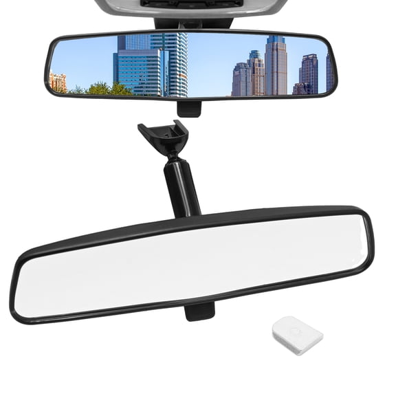 Anxingo 10.5Inch Universal Anti-Glare Rear View Mirror Replacement for Toyota Ford Hyundai Jeep Nissan and More Car
