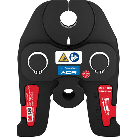 Milwaukee Tool 3/4" Streamline ACR Press Jaw for M18 FORCE LOGIC Press Tools