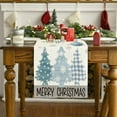thumbnail image 4 of Christmas Table Runner – Snowflake and Tree Holiday Dining Decor in Red Green Multicolor, Machine Washable Table Cover for Indoor Christmas Dinner Party Kitchen Buffet Home Decoration, 4 of 6