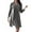 Grey, variant on HJYCHN Elegant Women's Lace Cardigan Dress Set Fashionable Two Piece Outfit Versatile for Casual and formal Wear Grey XL