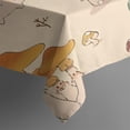 thumbnail image 4 of Red Mushroom Cartoon Light Pattern Rectangle Tablecloth 60"x102",Waterproof Polyester Rectangle Table Cloth, Wipeable Spillproof Polyester Tablecloth for Dining, Camping, Indoor and Outdoor, 4 of 6