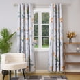 thumbnail image 2 of 2 Packs Curtain Rod Adjustable Window Drapery Rods with clear acrylic plexiglass square finials, 3piece brackets, hardware kits. Champagne 48-86 inches., 2 of 6