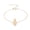 金色, variant on sunsanly Women Anklet Pineapple Pendant with Adjustable Extended Chain Hollow Out Pure Color Lightweight Vacation Beach Ankle Jewelry
