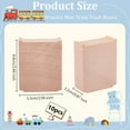 thumbnail image 2 of 10 Pcs Wooden Train Track Risers Wood Train Support Blocks Elevated Wood Train Track Set Railway Stackable Track Riser for Mini Train Track Bridge Supports - 66x53x22mm/2.6x2.1x0.9 inch, 2 of 6