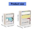 thumbnail image 3 of Easy Install Wall Mounted Organiser Multi Layer Shelf For Bathroom Bedroom Space Saving Storage Rack for Cosmetics, 3 of 8