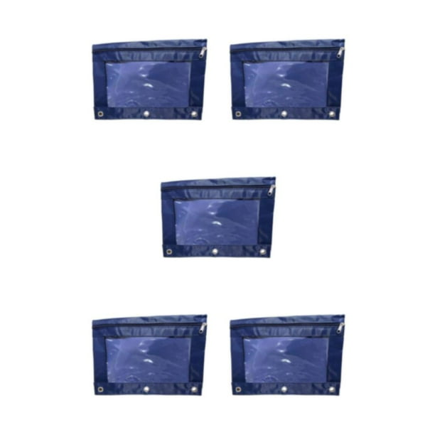 Inteprter Bolsa duradera y elegante para un fácil almacenamiento de documentos Suministros de oficina prácticos Azul marino Type2 NO2