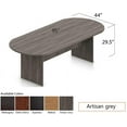 thumbnail image 5 of GOF 6FT, 8FT, 10FT Conference Table Set with Chairs (G10902B) Cherry, Espresso, Mahogany, Walnut, Artisan Grey, 5 of 8