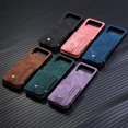 thumbnail image 2 of Galaxy Z Flip 4 Wallet Case with Card Holder【2 in 1 Detachable】【 Zipper Wallet】, Slim Fit Retro PU Leather Protective Flip Phone Cover for Samsung Galaxy Z Flip 4 5G 2022, 2 of 7