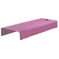 thumbnail image 5 of Funda para camilla de masaje de belleza, mesa de tratamiento, zócalo, camillas, sábanas con orificio para la cara Púrpura, 5 of 5