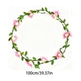 thumbnail image 3 of Cherry Blossom String Lights 100cm, Battery Operated LED Fairy Lights with Pink Flower Vine Garland, Flexible Copper Wire Decorative Lights for Wall Mirror Shelf Mantel, Indoor Outdoor Home Decor, 3 of 7