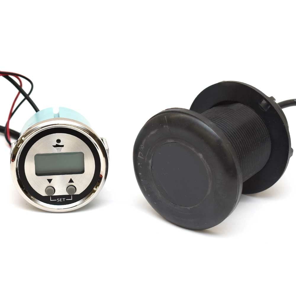 Veethree Boat Depth Finder Gauge 68921 w/ Airmar P19 Transducer 200
