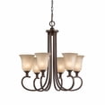 thumbnail image 3 of Lumenno International 1001-03-06 Series 1001 6 Light Chandelier, Bronze Finish, 3 of 3