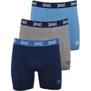 TAPOUT Mens Performance Boxer Briefs - 3-Pack Stretch Performance Training Underwear Breathable Athletic Fit No Fly