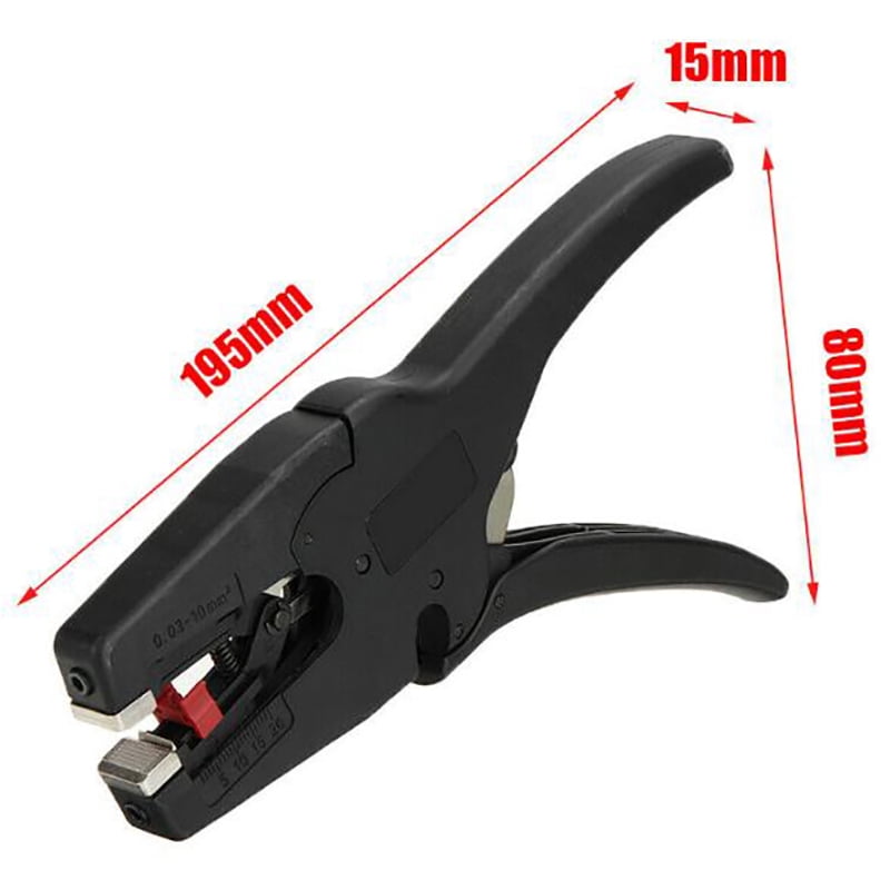 0.03-10mm² Adjustable Electric Cable Wire Crimper Stripper Stripping Pliers0 Jo 