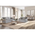 thumbnail image 2 of 3 - Seat Sofa with Reversible Cushions and Skirt | Great for Watching TV | Upholstered Main Material | Overcomes Lack of Comfort Issue, 2 of 3
