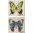 thumbnail image 1 of Great Art Now Pop Butterfly by Jodi Augustine 2 Piece Canvas Art Set Each 14"W x 14"H, 1 of 3