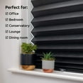 thumbnail image 4 of Yesbay Cordless Window Blinds Stick on Temporary Blinds No Drill Pleated Blinds for Windows Doors Home Nursery Bedroom Kitchen Bathroom, 4 of 8
