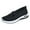 Black, variant on Ballet Flats for Women Round Toe Mary Jane Shoes Comfortable Dressy Women Flats Adjustable Straps Washable Knit Slip On Shoes Black 4.5