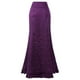 thumbnail image 4 of Qarigey Elegante Larga Para Bodas O Lugares De Entretenimiento La Mujer De La Morada Larga Negra Larga Blanca Rosa s 1 Type3 NO3, 4 of 6