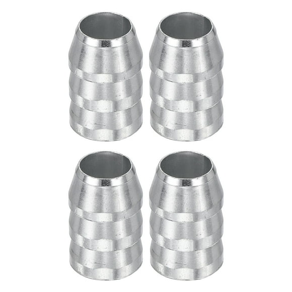 Uxcell 4pcs Round Axe Handle Wedge 16mm Extended Safety Metal Handle Wedges Hammer for Axe Claw Hammer Sledge, Silver