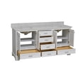 thumbnail image 2 of Harper 72" Double Bathroom Vanity with White Cabinet and Carrara Marble Top, 2 of 6