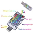 thumbnail image 3 of Luces de cortina KPROE Fairy de 16 colores cambiantes con mando a distancia de 200 LED, 3 of 6