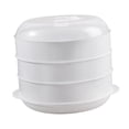 thumbnail image 3 of DOLITY Microwave Steamer for Cooking Compact Steamer Bowl for Meats Vegetables es three layer, 3 of 9