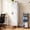 White, variant on HOQBN 55" Tall Metal Wardrobe Cabinet,Waterproof Steel Clothing Storage Locker with Ventilated Door,Lock & Side Hooks,Vertical Bedroom Wardrobe for Small Apartment Home Office,Blue