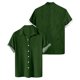 thumbnail image 1 of Men's Solid Color Button Short Sleeve Shirts Men's Casual Fashion Short Sleeve Shirts M, 1 of 3