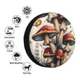 thumbnail image 4 of Susaid Cute Forest Mushrooms Print Tire Covers,Waterproof Anti-UV Snow Sun Rain Tire Covers for RV,Truck, SUV, Trailer, Camper-17 inch, 4 of 6