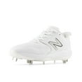 thumbnail image 3 of New Balance Mens Fresh Foam X 3000v6 Low Metal Baseball Cleats White/White 9, 3 of 5