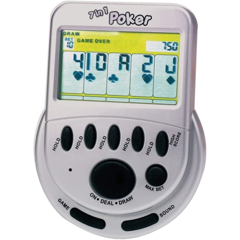 John N Hansen Co, Mega Screen Electronic Poker Game, 7-in-1