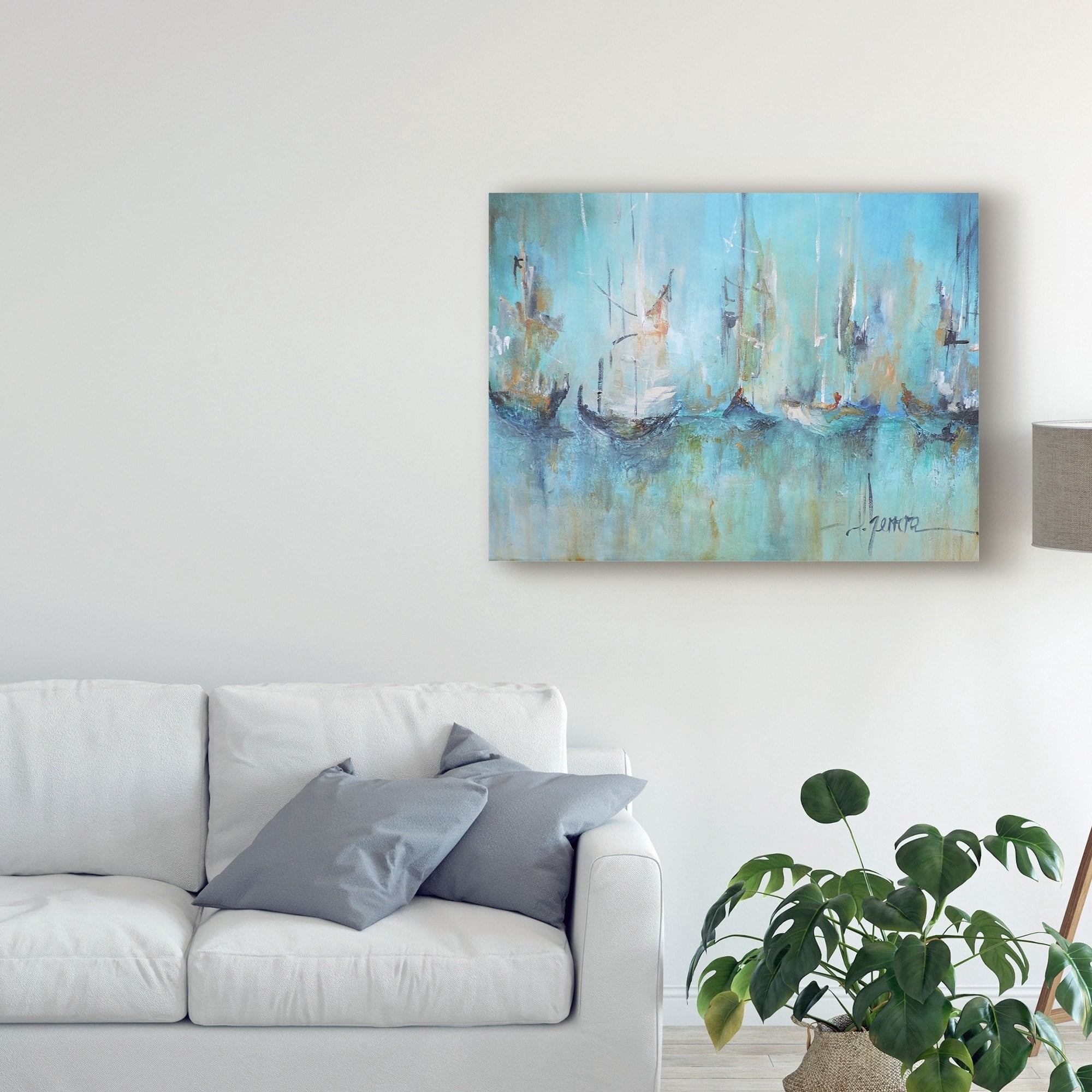 Trademark Fine Art 'Altamar' Canvas Art by Leticia Herrera