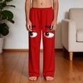 thumbnail image 5 of Tween Boys Cartoon Bored Expression Sweatpants Relaxed Fit Straight Leg Bottoms for School Lounge, 4-13Y, 5 of 9