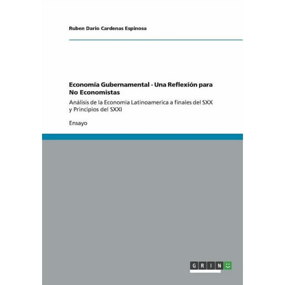 Economía Gubernamental - Una Reflexión para No Economistas: Análisis de la Economía Latinoamerica a finales del SXX y Principios del SXXI (Paperback)