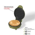 thumbnail image 4 of Starfrit 4-Inch Non-Stick Mini Waffle Maker - Dinosaur Shape - Compact - Easy to Clean - 350 Watts, 4 of 6