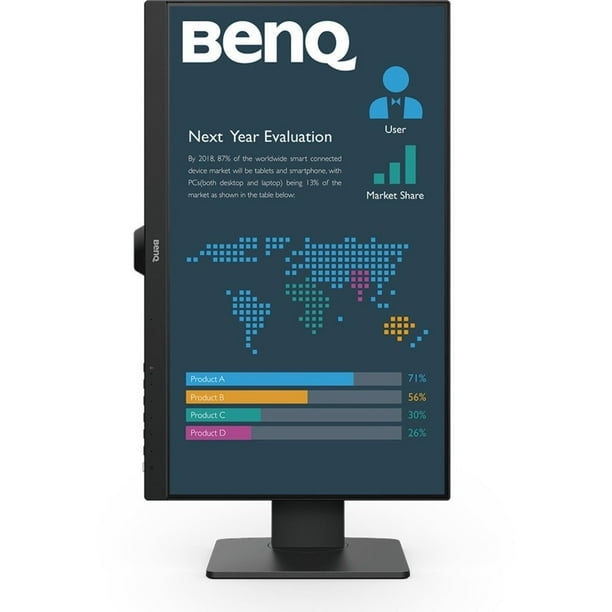 Benq America BL2485TC 23.8 in. FHD IPS Black Frameless Business