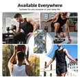 thumbnail image 3 of Yiaed Squirrel And Leaves Print Men's Singlet Vests Summer Running Muscle Tank Tops Gym Undershirt Round Neck Sleeveless for man, 3 of 5