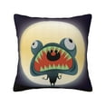 thumbnail image 1 of ZICANCN Werewolf Monster Decorative Throw Pillow Covers , Couch Sofa Decorative Knit Pillow Covers for Living Room Farmhouse 18"x18", 1 of 8