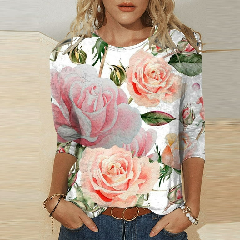 UNUSED　Rose Pattern Short Sleeve Shirt UNUSED,アンユーズド