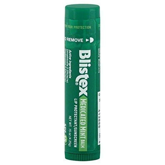 Blistex Medicated Mint Lip Balm (Quantity of 5)