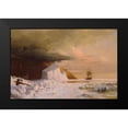 thumbnail image 2 of Bradford, WilliamÂ&nbsp; 24x17 Black Modern Framed Museum Art Print Titled - An Arctic Summer: Boring Through the Pack in Melville Bay 1871, 2 of 5