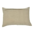 thumbnail image 4 of Creative Co-Op Cotton Chambray Lumbar Pillow with Embroidery, 4 of 6