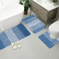 thumbnail image 7 of Bathroom Rugs Sets, 4 Piece Plush Bath Rugs With U Shaped Toilet Mat Lid Cover And Shower Rug Non Slip Absorbent Microfiber Bathroom Carpet Set Washable Floor Decor, 7 of 7