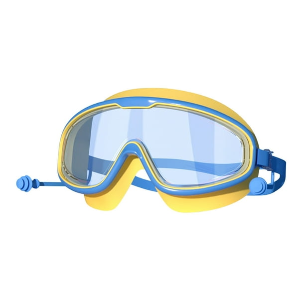 Gafas de Natación para Niños Gafas de Natación con Marco Grande, Impermeable de Alta Definición Y Protección Ocular, Equipo de Gafas de Natación de Moda para Estudiantes
