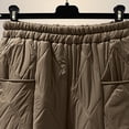 thumbnail image 4 of Luxalzxs Women's Winter Quilted Pants Down Cotton Pants Elastic Waist Oversized Trousers Loose Outdoor Padded Warm Casual Pants Ski Pants, 4 of 5