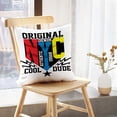 thumbnail image 5 of LALILO Throw Pillow Covers New York Cool Denim Shirt Graphic City Cushion Cover 18" x 18", 2 Pack, 5 of 6