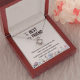 thumbnail image 3 of To My Best Friend Gift Necklace, Bestie Gift necklace, Bff Necklace , Unbiological Gift Necklace, Best Friend gift Necklace, Friend appreciation Necklace, 3 of 7