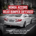thumbnail image 2 of AMERICAN MODIFIED 18-23 Honda Accord Aerodynamic Rear Lip Spoiler, White, 2 of 8