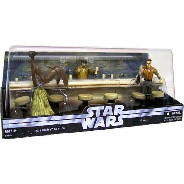 Star Wars Cinema Scenes Mos Eisley Cantina Action Figure Set [Scene 1